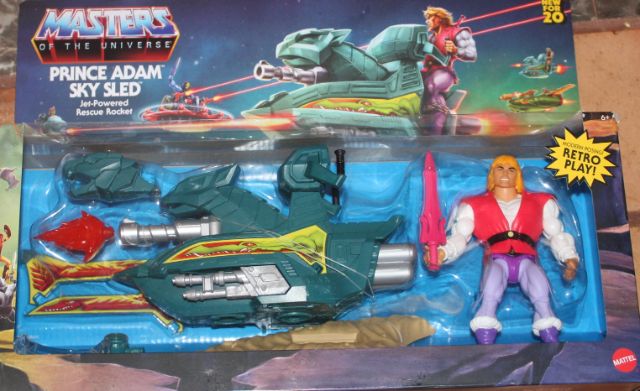 GPP30 for sale online Mattel Masters of the Universe Origins Prince Adam's Sky Sled Action Figure