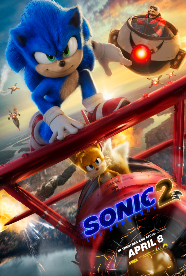 Sonic the Hedgehog 2 Movie Poster Debuts; Trailer Tomorrow