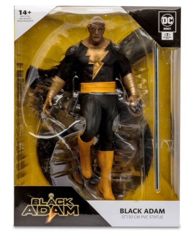 Jim Lee-inspired Black Adam Movie 12-inch figure of McFarlane