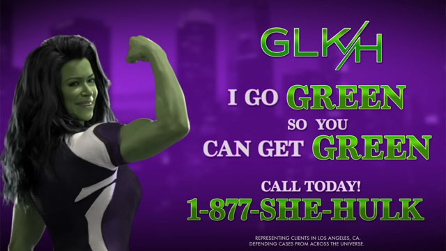 Jennifer Walters’ Law Firm Releases a New Ad Ahead of She-Hulk’s Debut