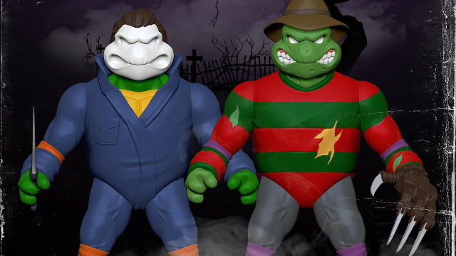 Movie Slashers and Turtles Mash up for Bootleg Figures You Can Buy