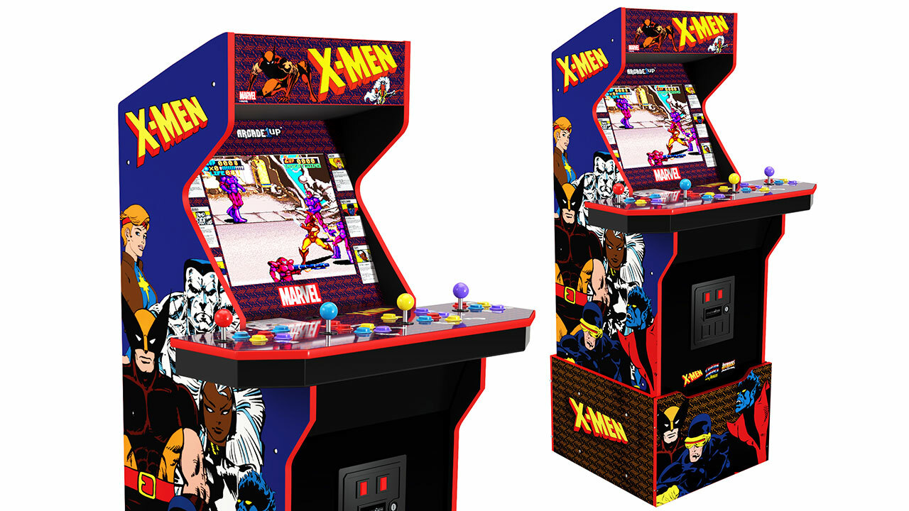 X-Men four-player cabinet (with riser)