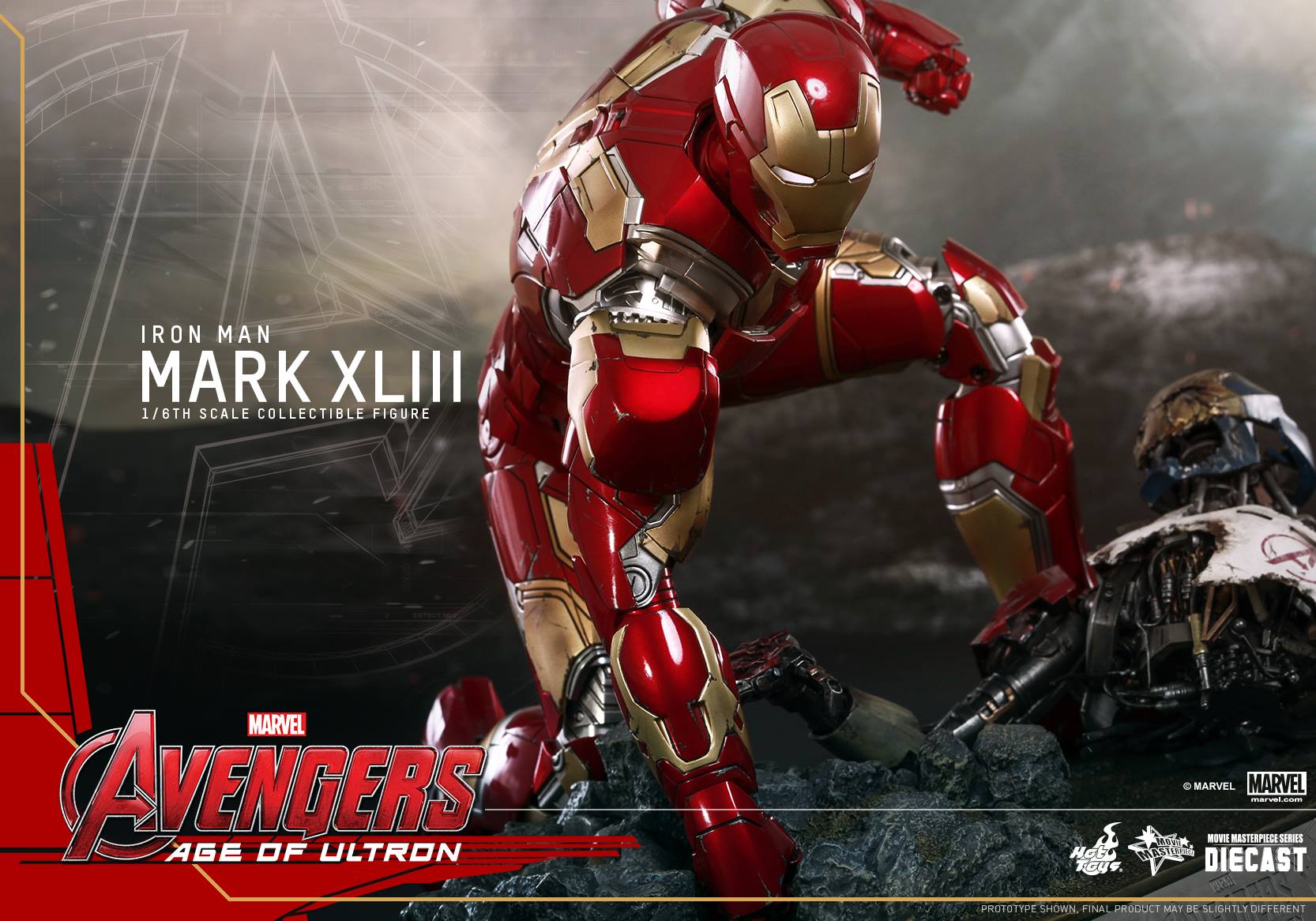 Avengers: Age of Ultron Iron Man Mark 43 Hot Toy