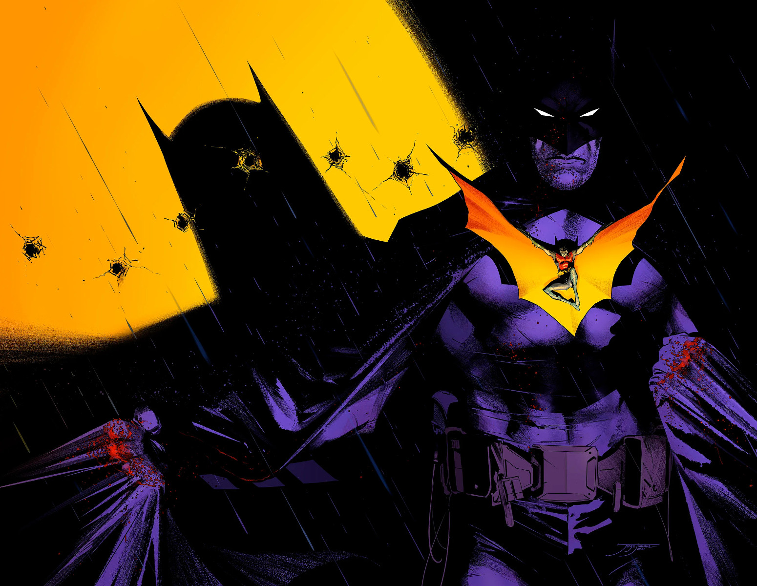 Batman #125 Main Cover by Jorge Jimenez