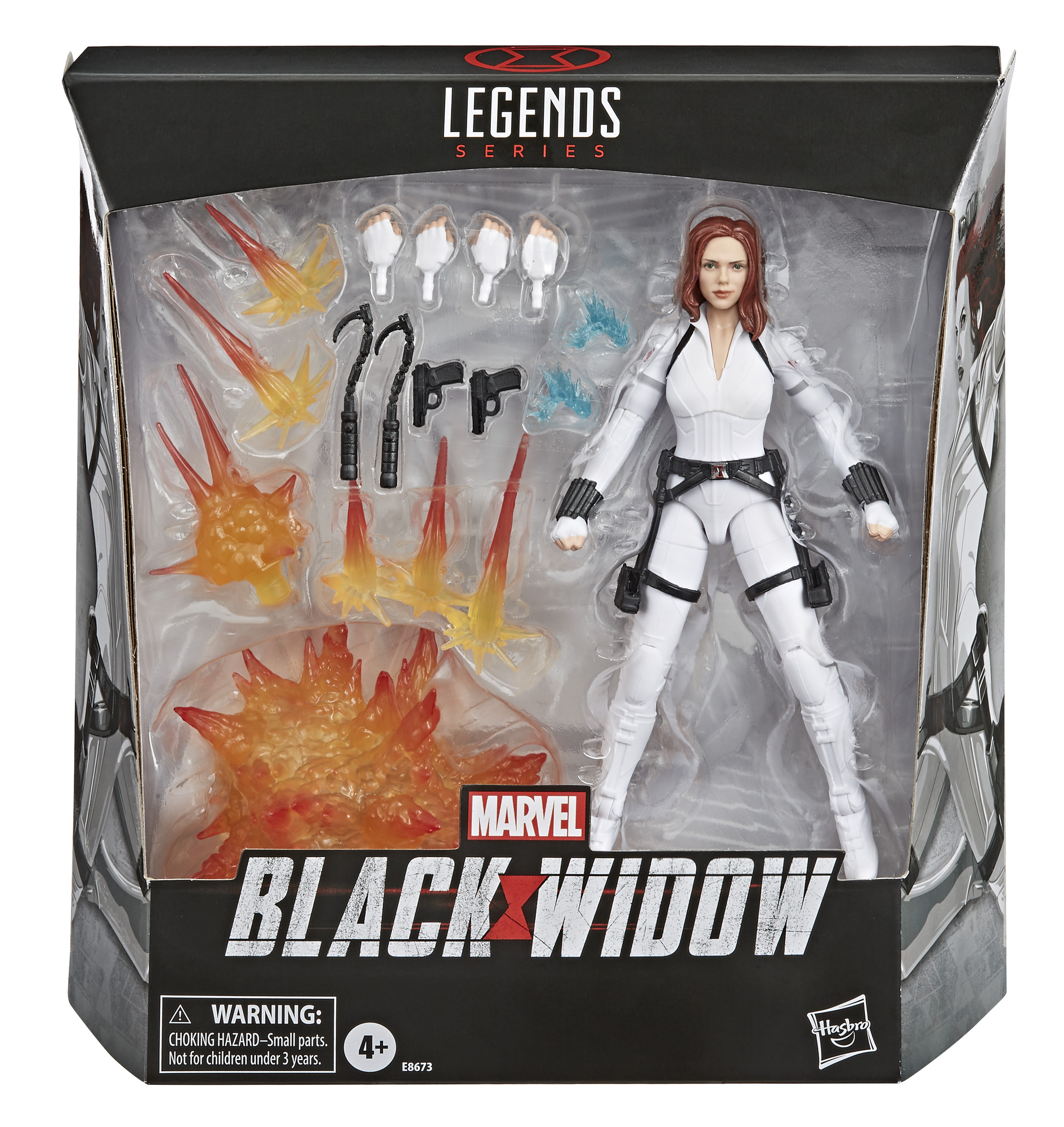 Blast Prop from Deluxe Black Widow Marvel Legends 5x Explosion Effects Pieces