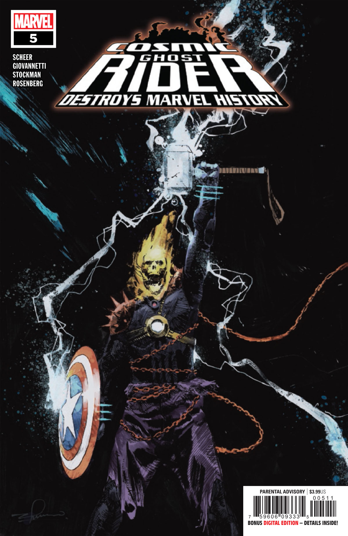 Cosmic Ghost Rider Destroys Marvel History #5 cover