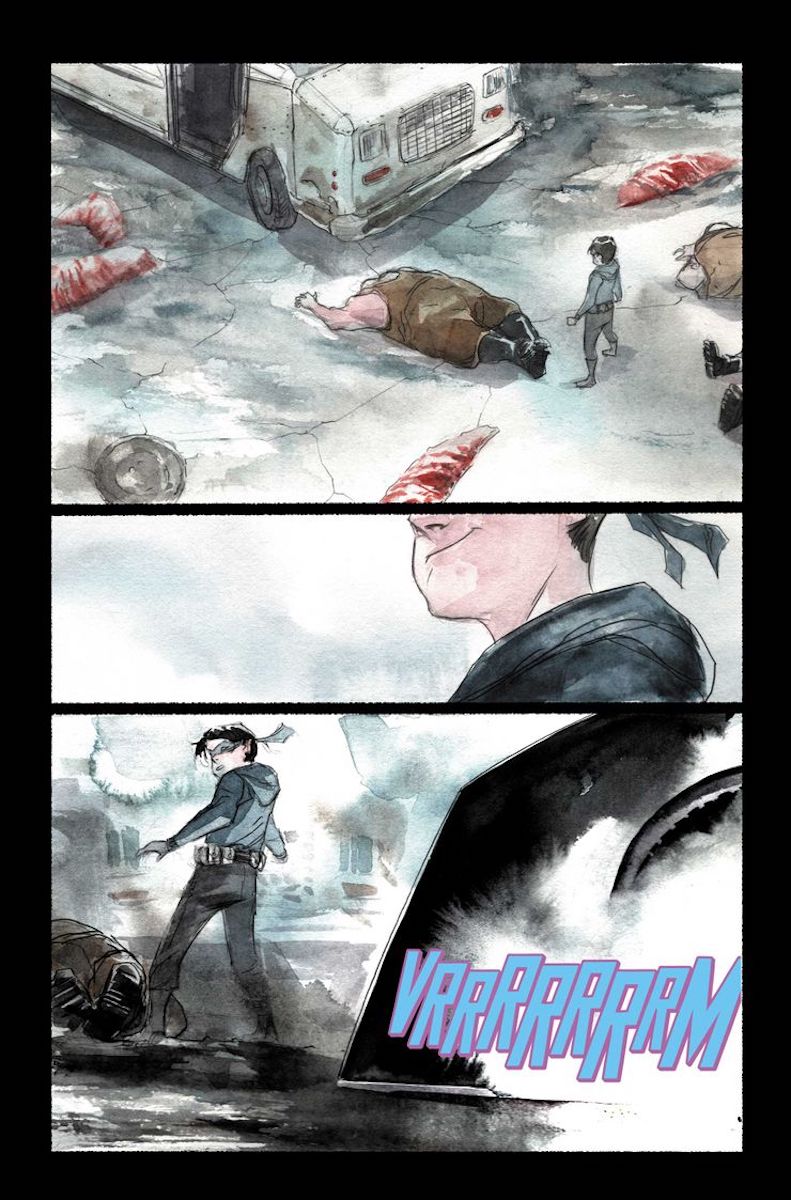 Robin & Batman #1 Page 4 (Art by Dustin Nguyen)