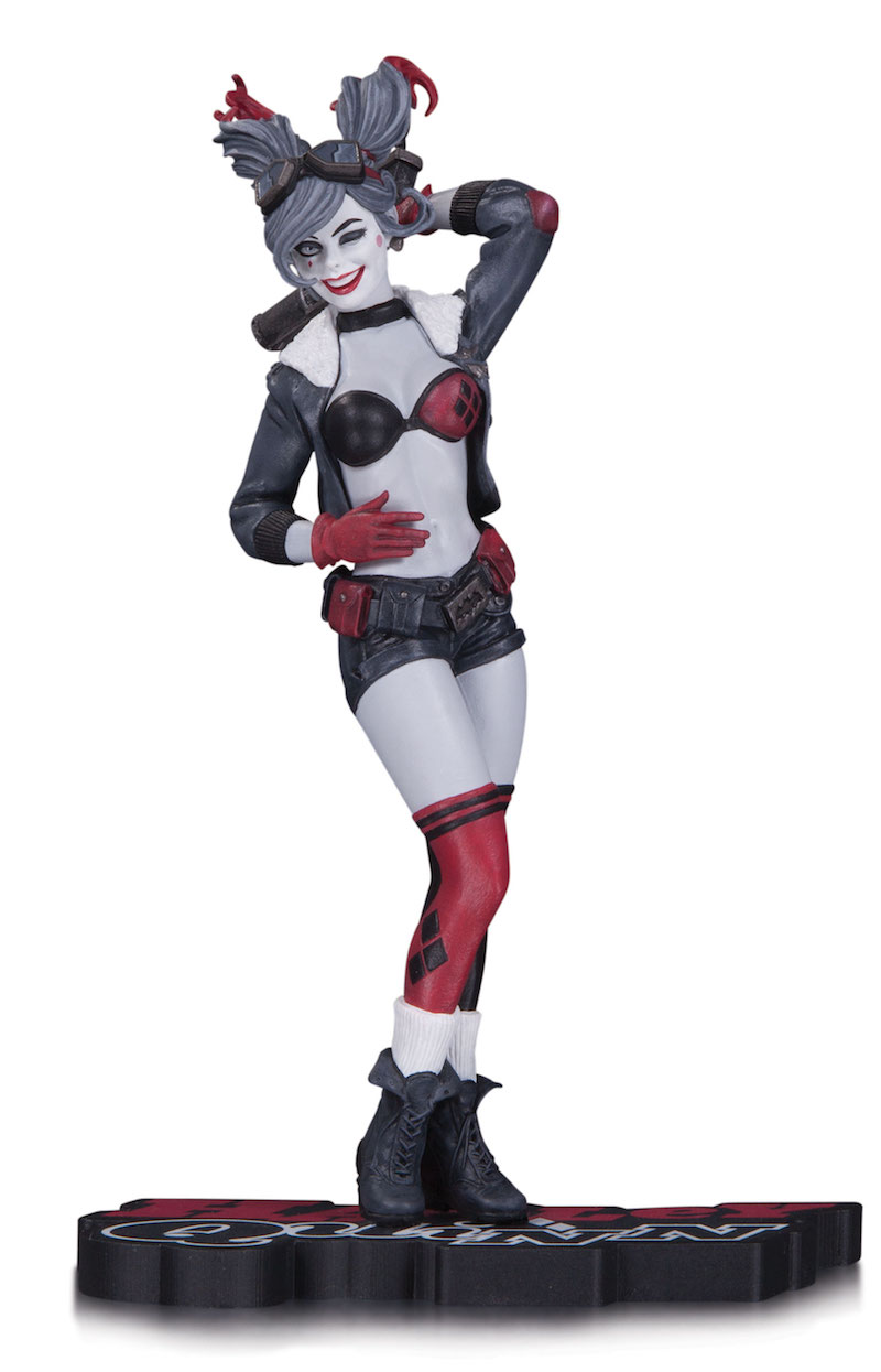 HARLEY QUINN: RED, WHITE AND BLACK STATUE