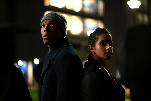Tosin Cole as Ryan and Mandip Gill as Yaz