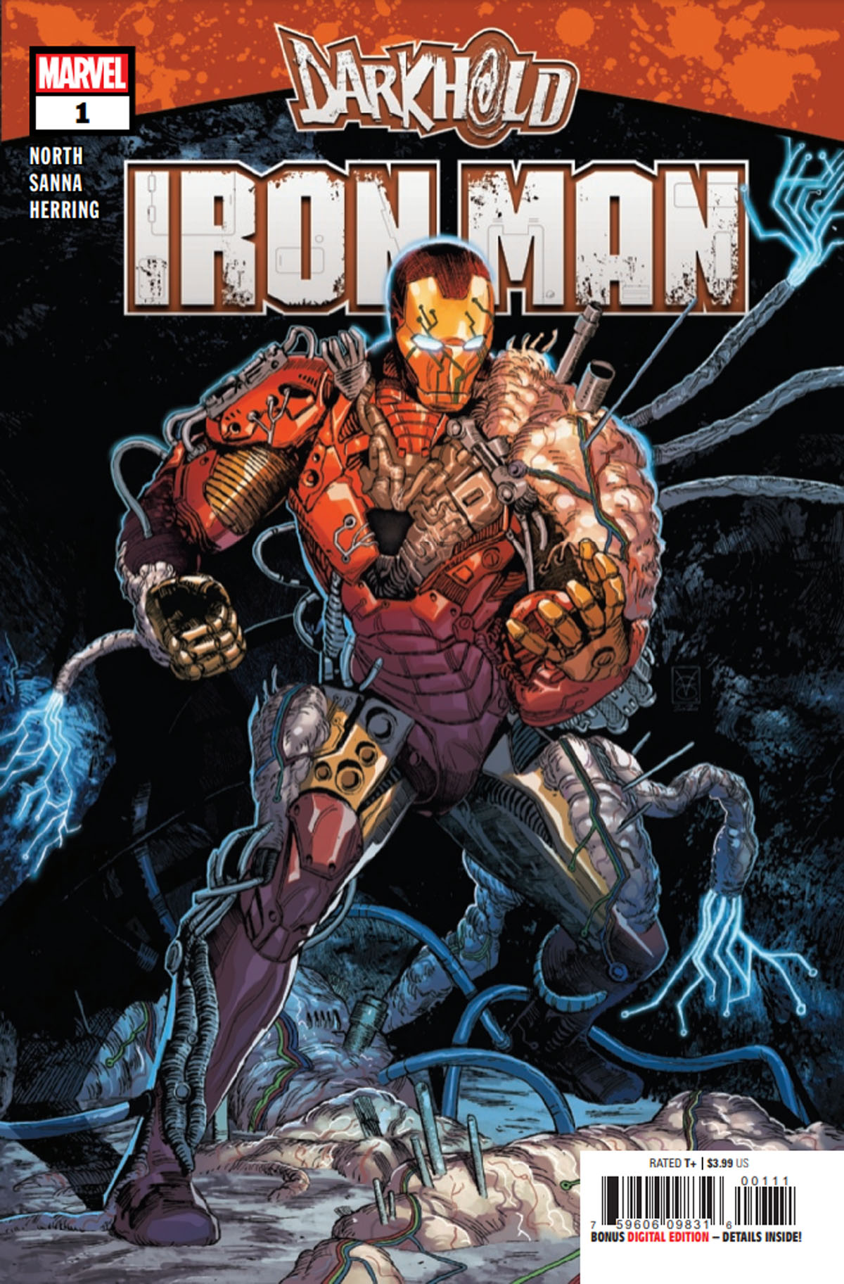 Darkhold: Iron Man #1 cover