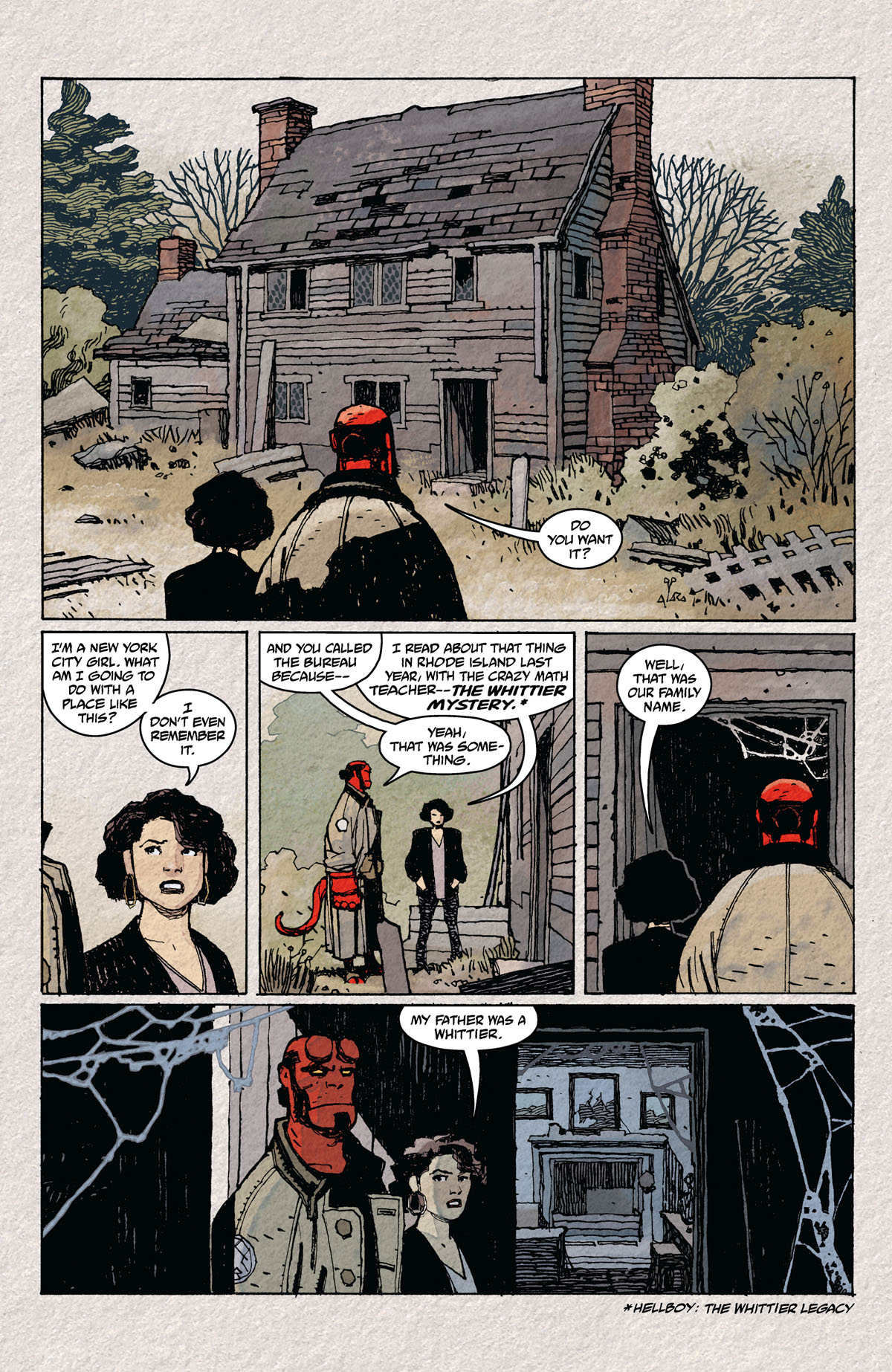 Hellboy and the B.P.R.D.: Old Man Whittier page 2
