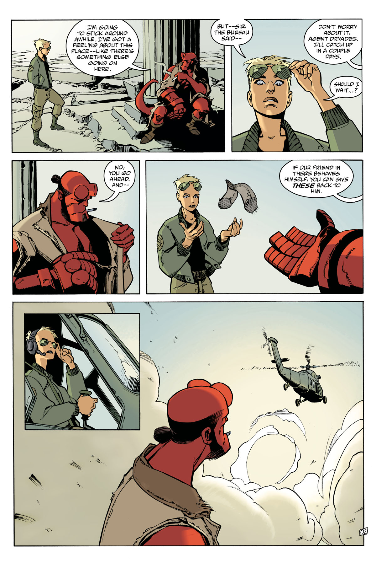 Hellboy and the B.P.R.D.: Night of the Cyclops page 2