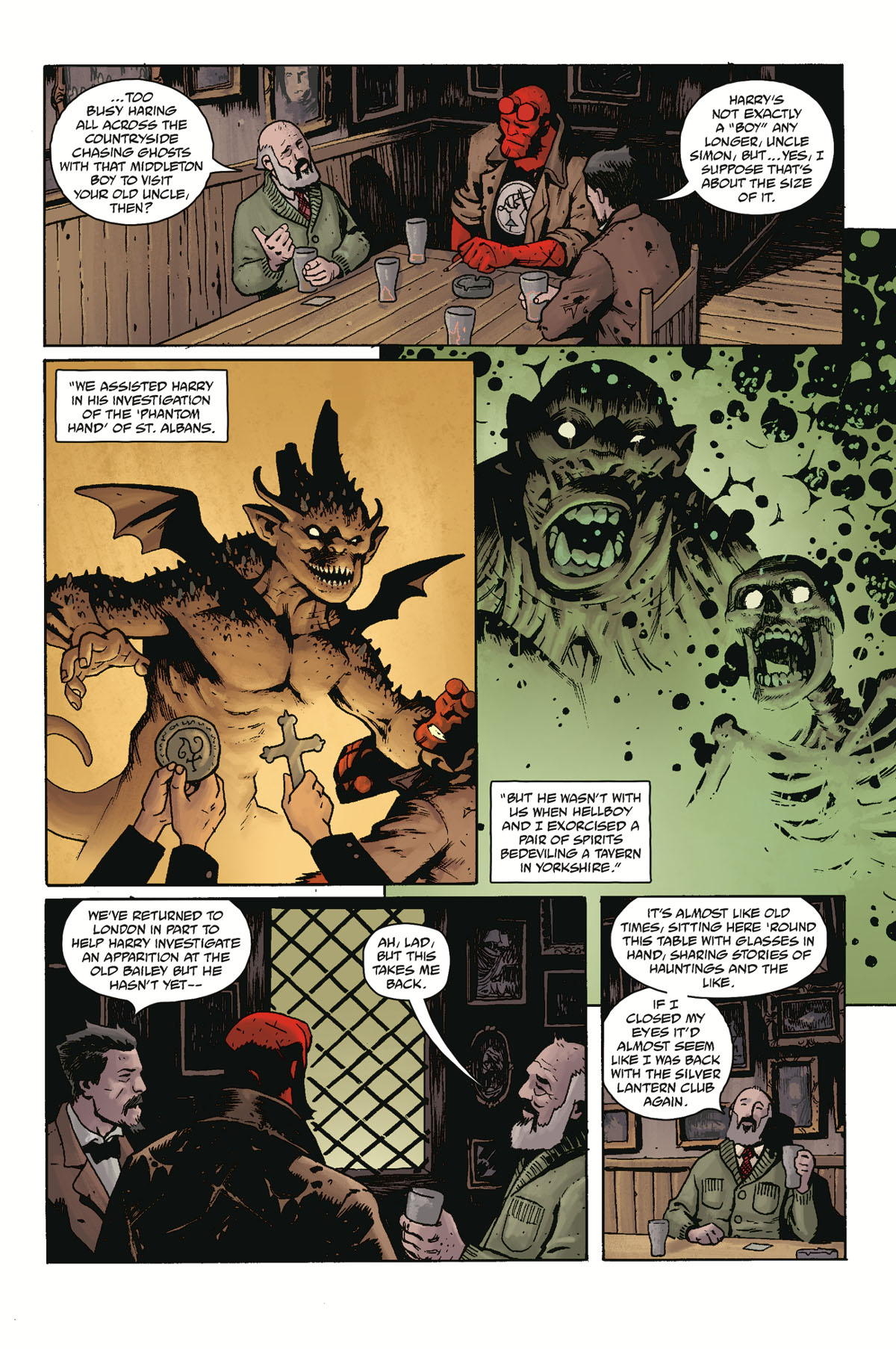 Hellboy: The Silver Lantern Club #1 page 2