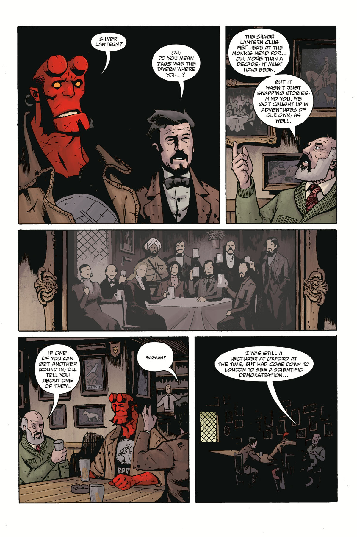 Hellboy: The Silver Lantern Club #1 page 3