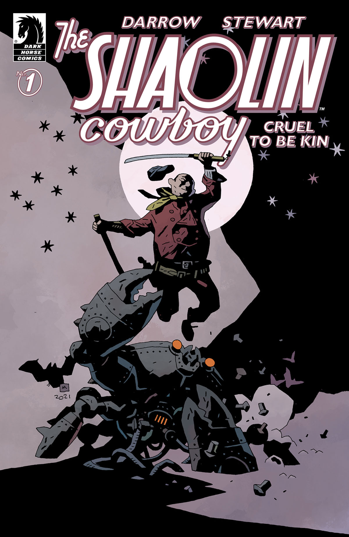 The Shaolin Cowboy: Cruel To Be Kin cover by Mike Mignola