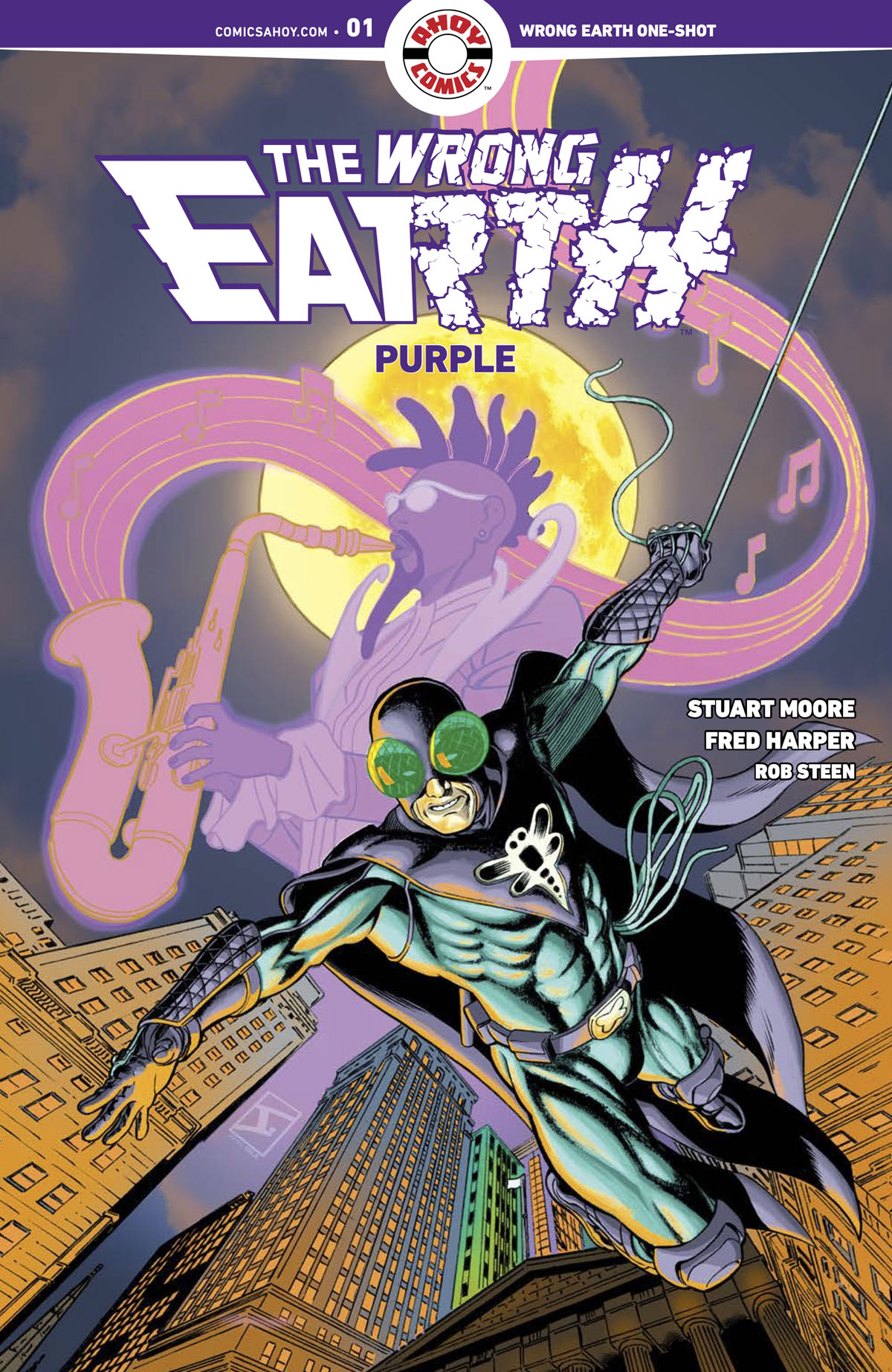 The Wrong Earth: Purple cover by Jamal Igle