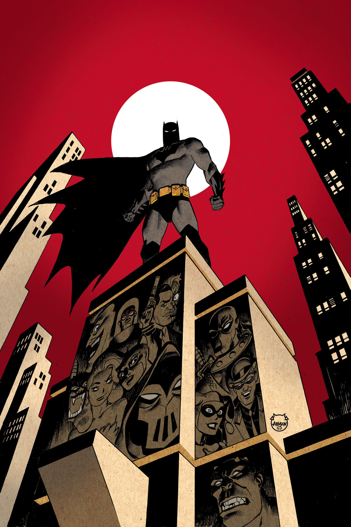 Batman: The Adventures Continue #1 cover by Dave Johnson