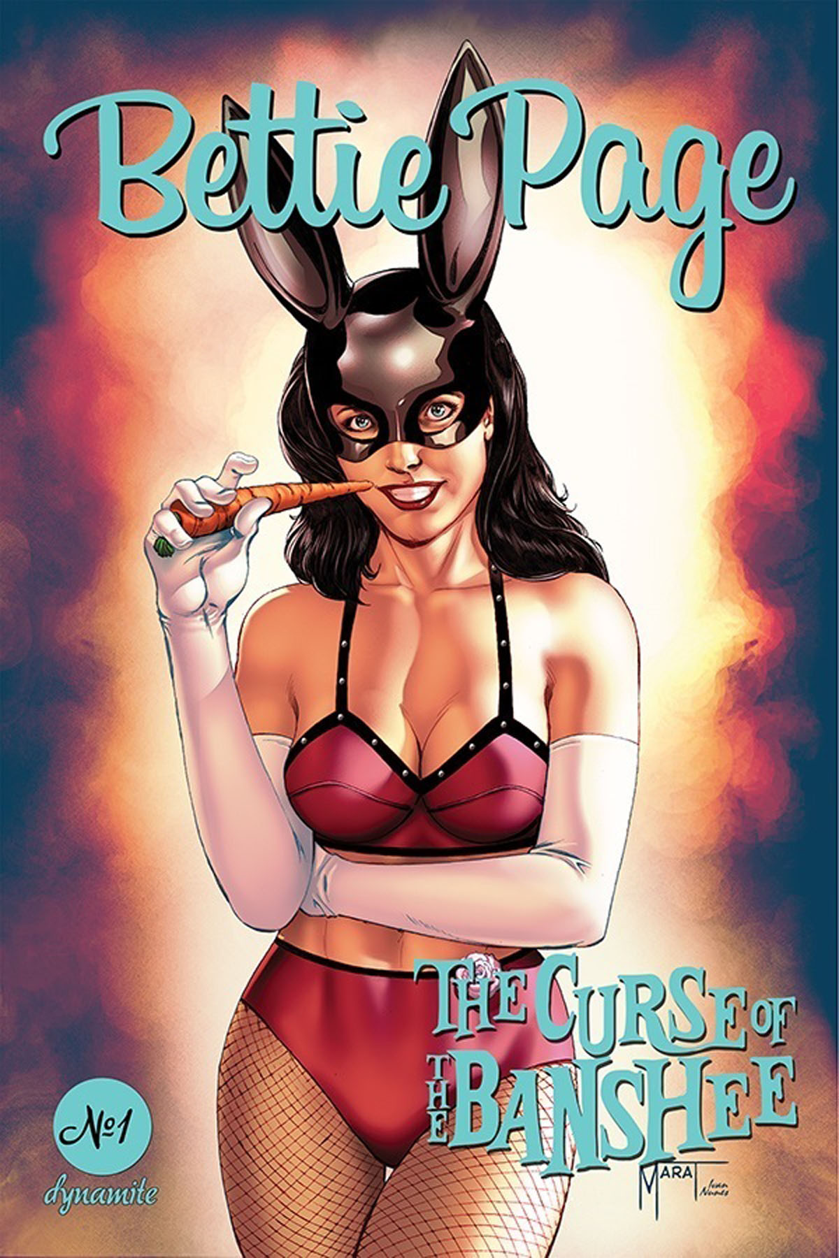 Bettie Page and the Curse of the Banshee #1 cover A by Mychels