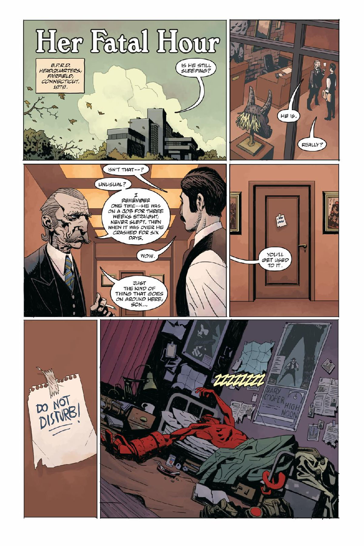 Hellboy and the BPRD: Her Fatal Hour #1 page 1