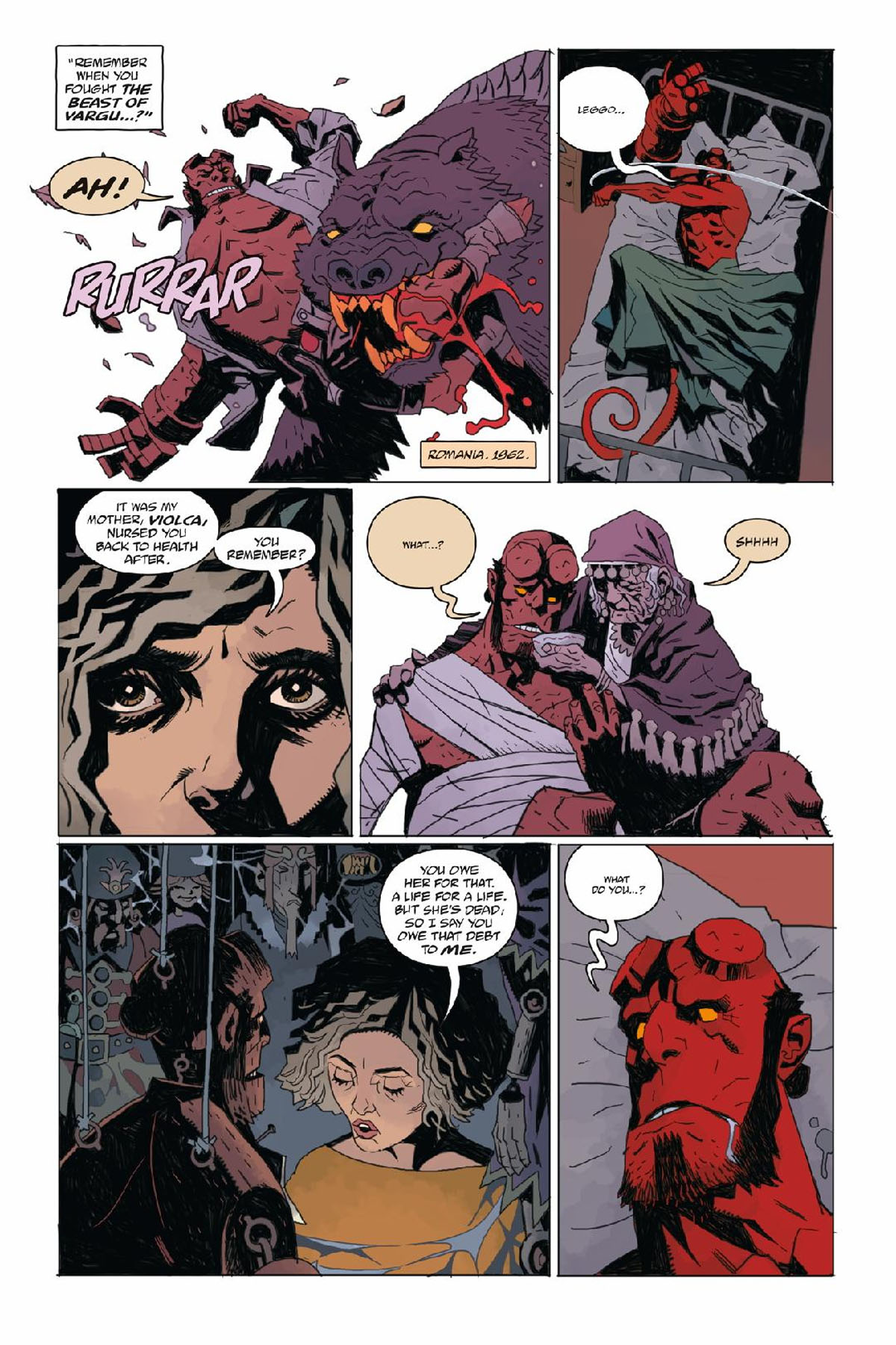 Hellboy and the BPRD: Her Fatal Hour #1 page 4