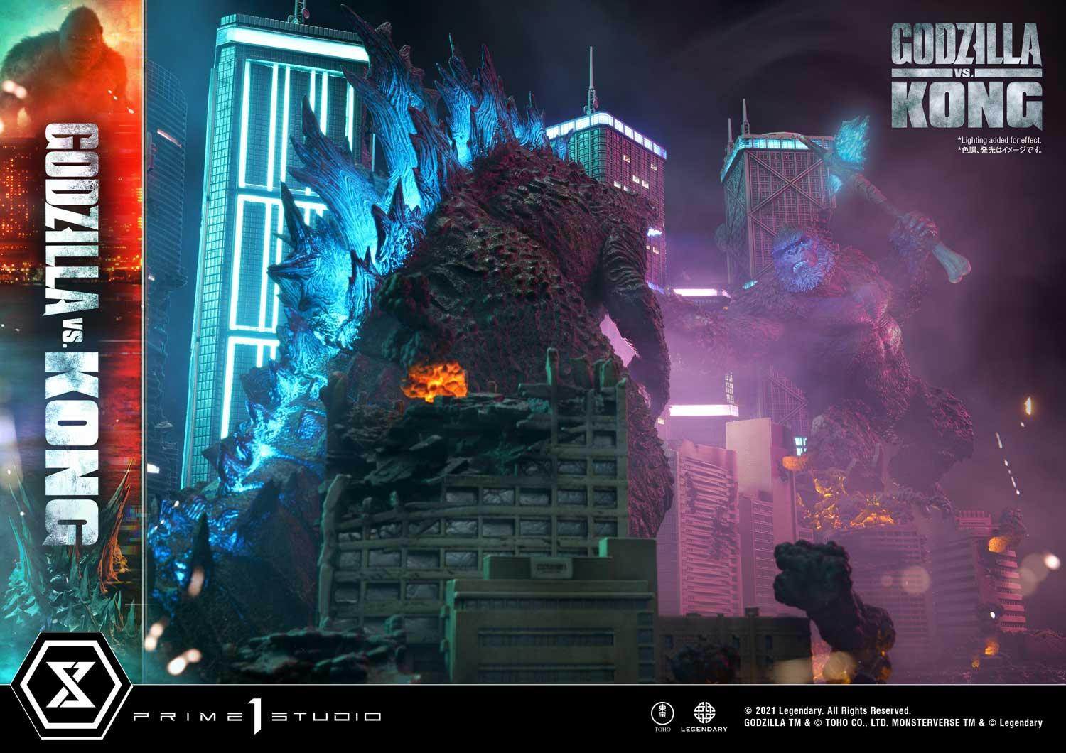 Godzilla vs. Kong statue 17