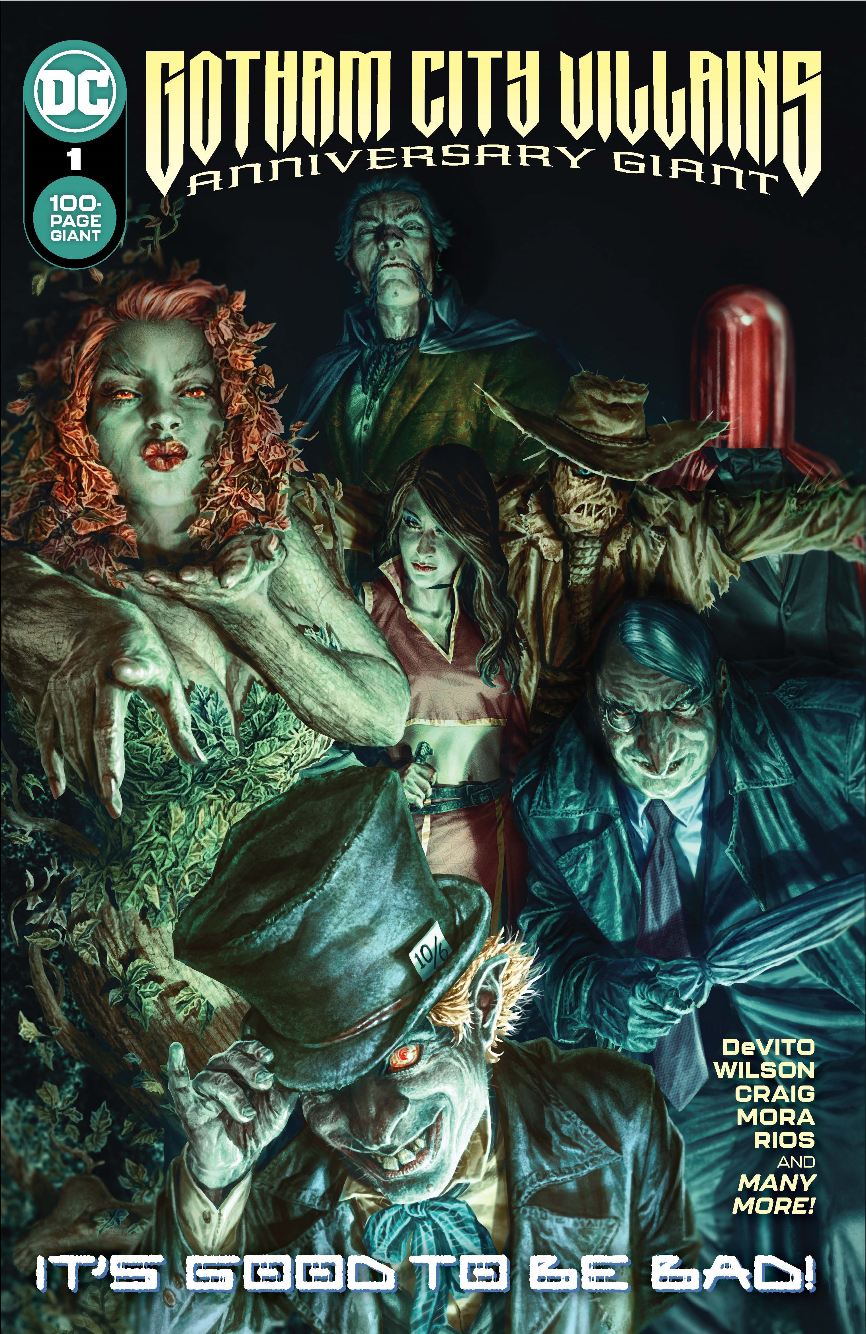 Gotham City Villains Anniversary Giant #1 Main Cover by Lee Bermejo