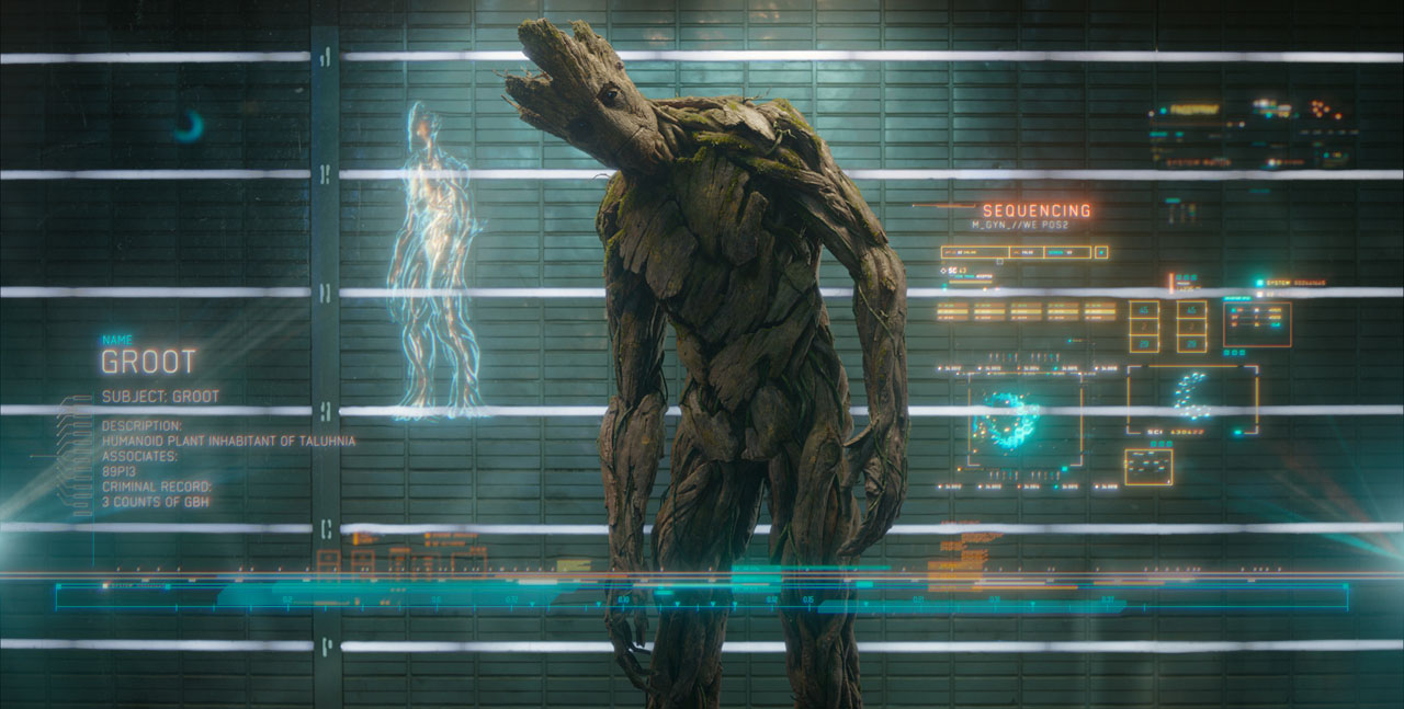 Marvel's Guardians Of The Galaxy
Groot (voiced by Vin Diesel)
Ph: Film Frame
Â©Marvel 2014
