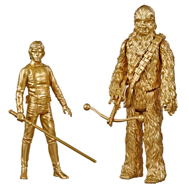 Gold Luke and Chewie