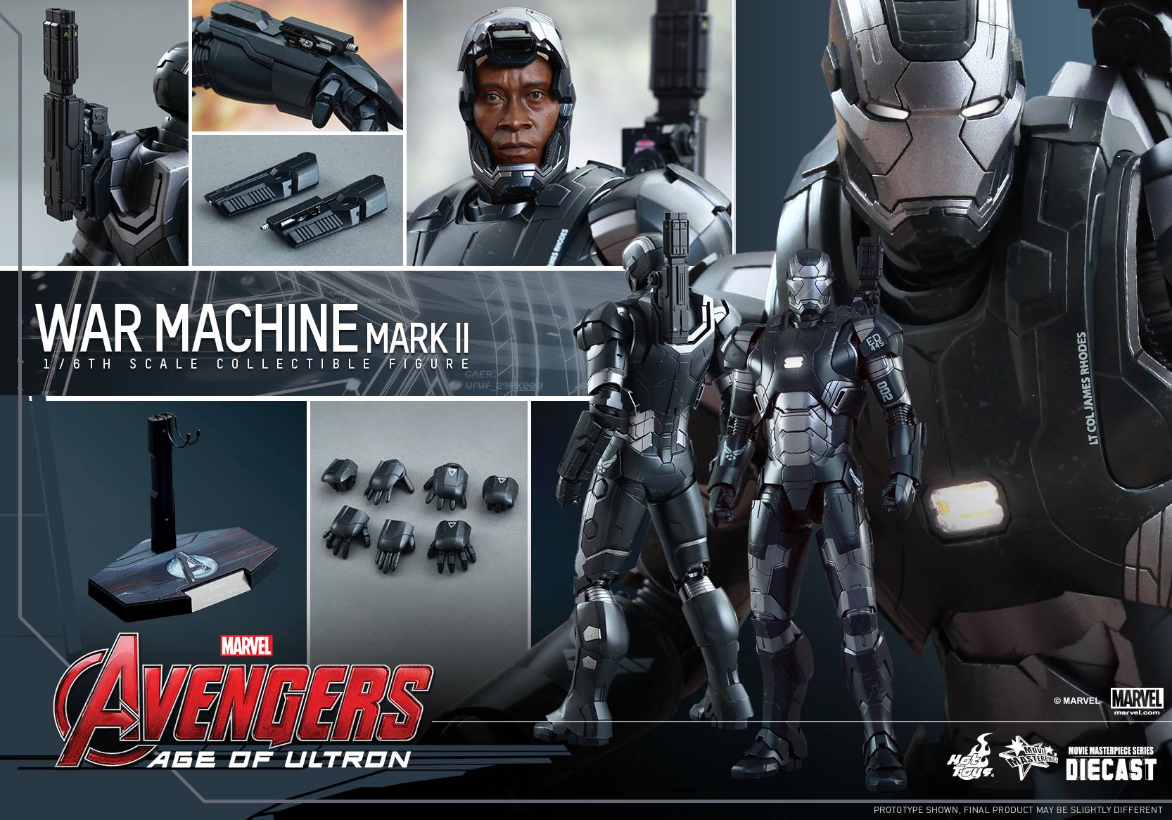 Hot Toys Avengers: Age of Ultron War Machine Mark II