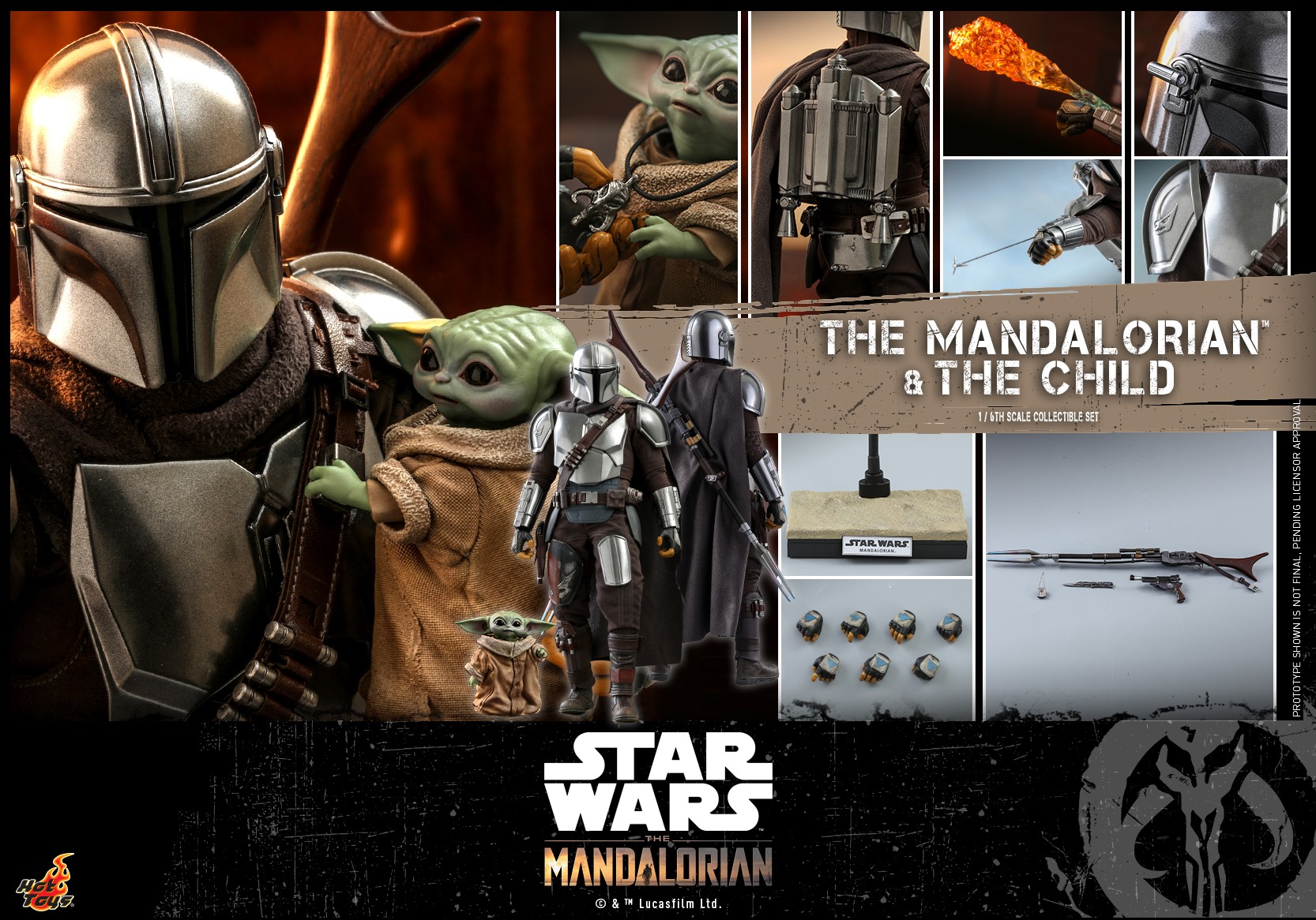 Mandalorien beskar Mini Figure Star Wars Mando Baby Yoda Skywalker Vendeur Britannique 