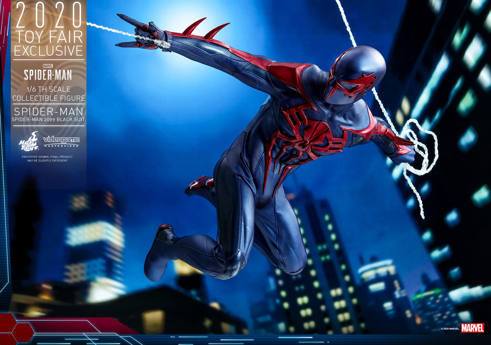 Spider-Man 2099 Cosbaby-HOTCOSB623-HOT TOYS Spider-Man