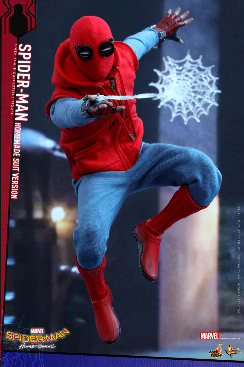 Spider-Man: Homecoming Hot Toys Homemade Suit
