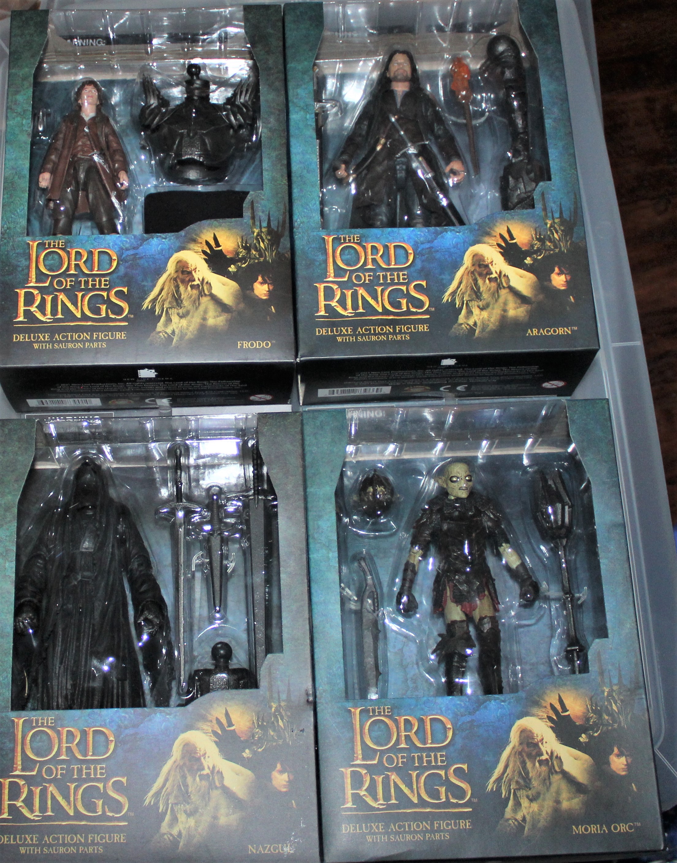Lord of the Rings RINGWRAITH w/ SWORD SLASHING ACTION Figure NEW LOTR ROTK 