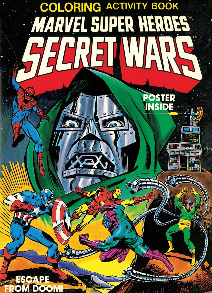 MARVEL SUPER HEROES SECRET WARS ACTIVITY BOOK FACSIMILE COLLECTION