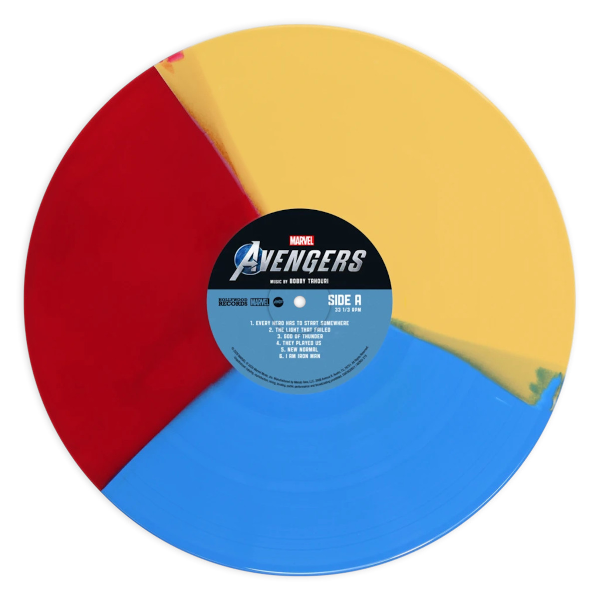 180 Gram Tri-Color Vinyl