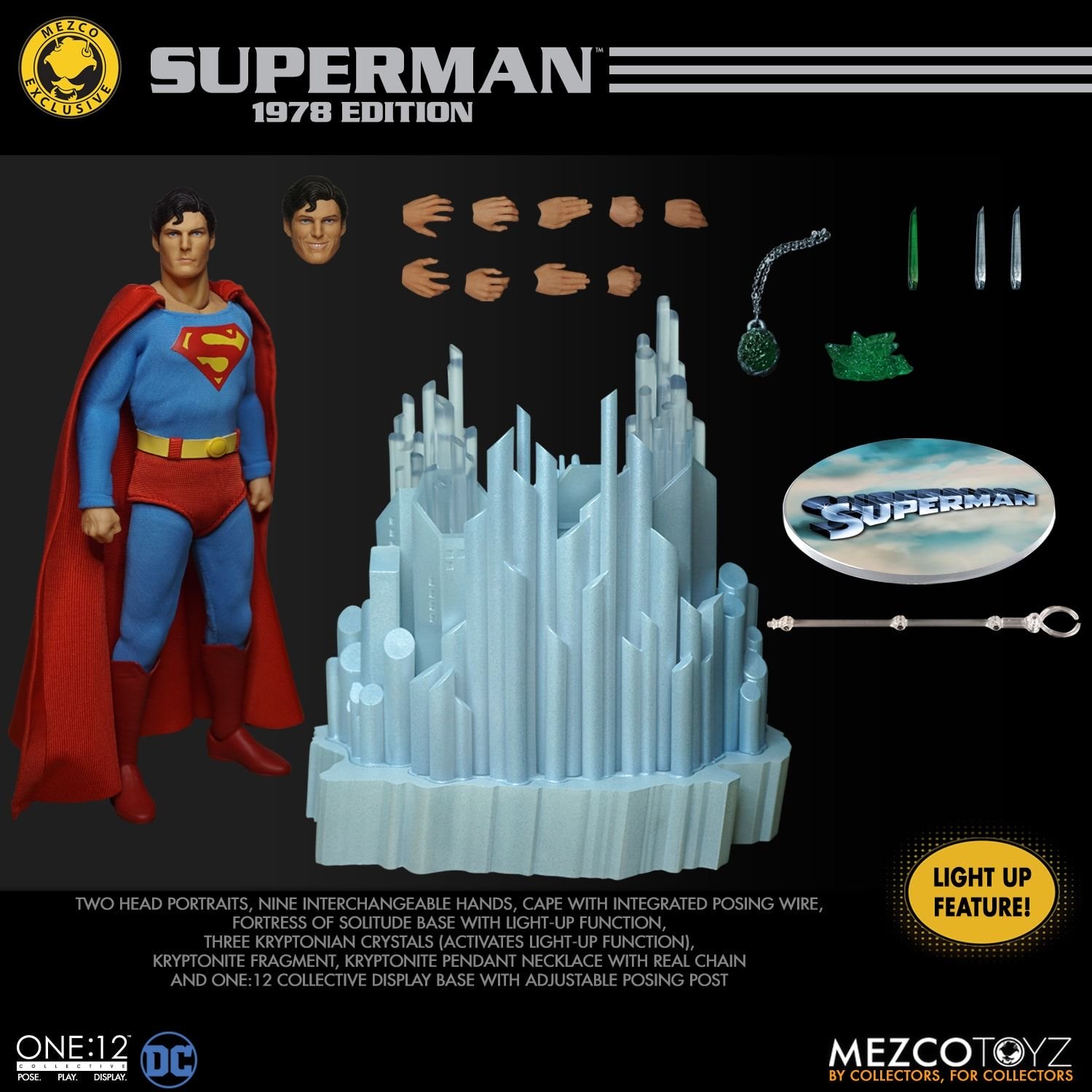 DC Comics Multiverse Superman 1978 4" Figure Christopher Reeve Movie 2014 for sale online 