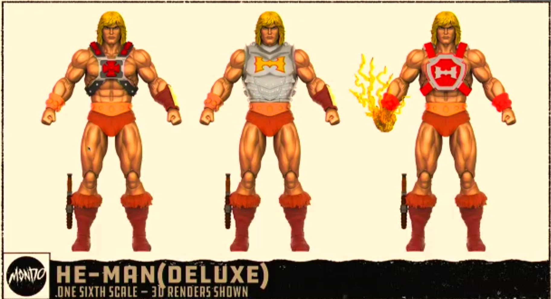 Deluxe He-Man - All armors