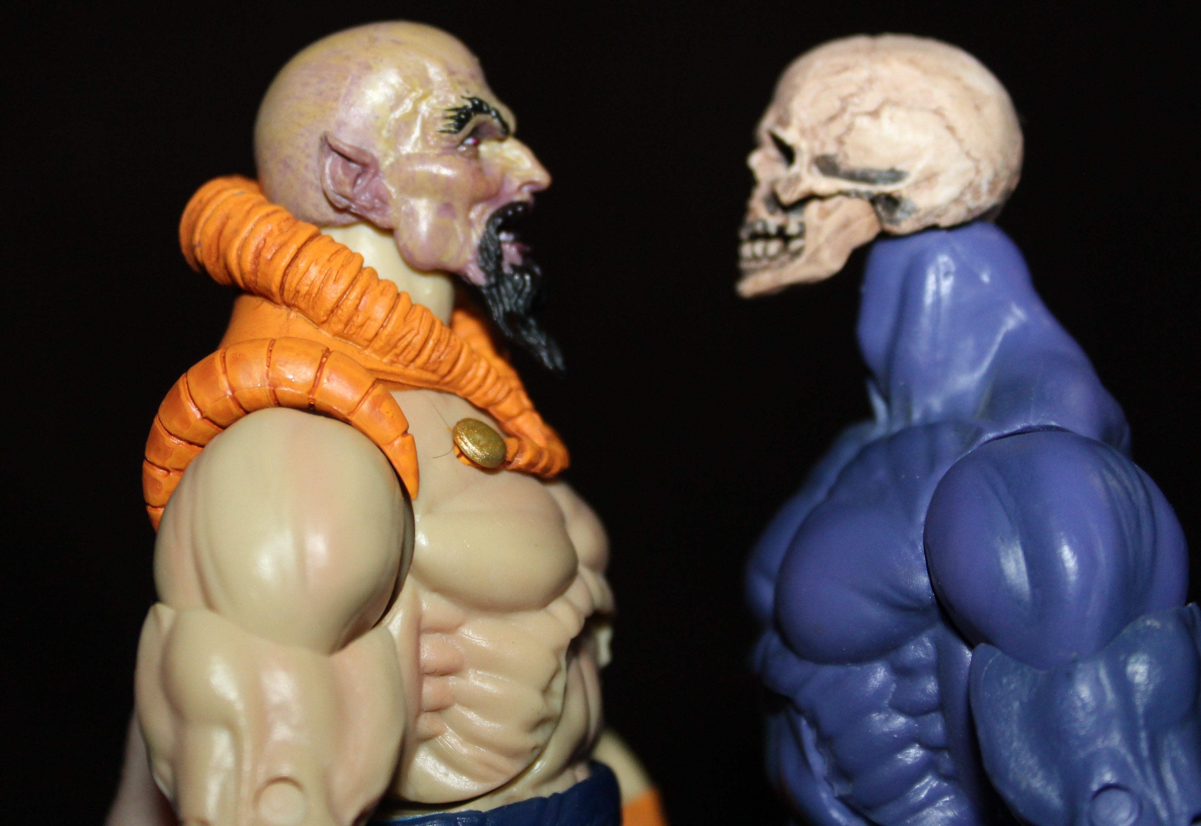 Evil vs. skull