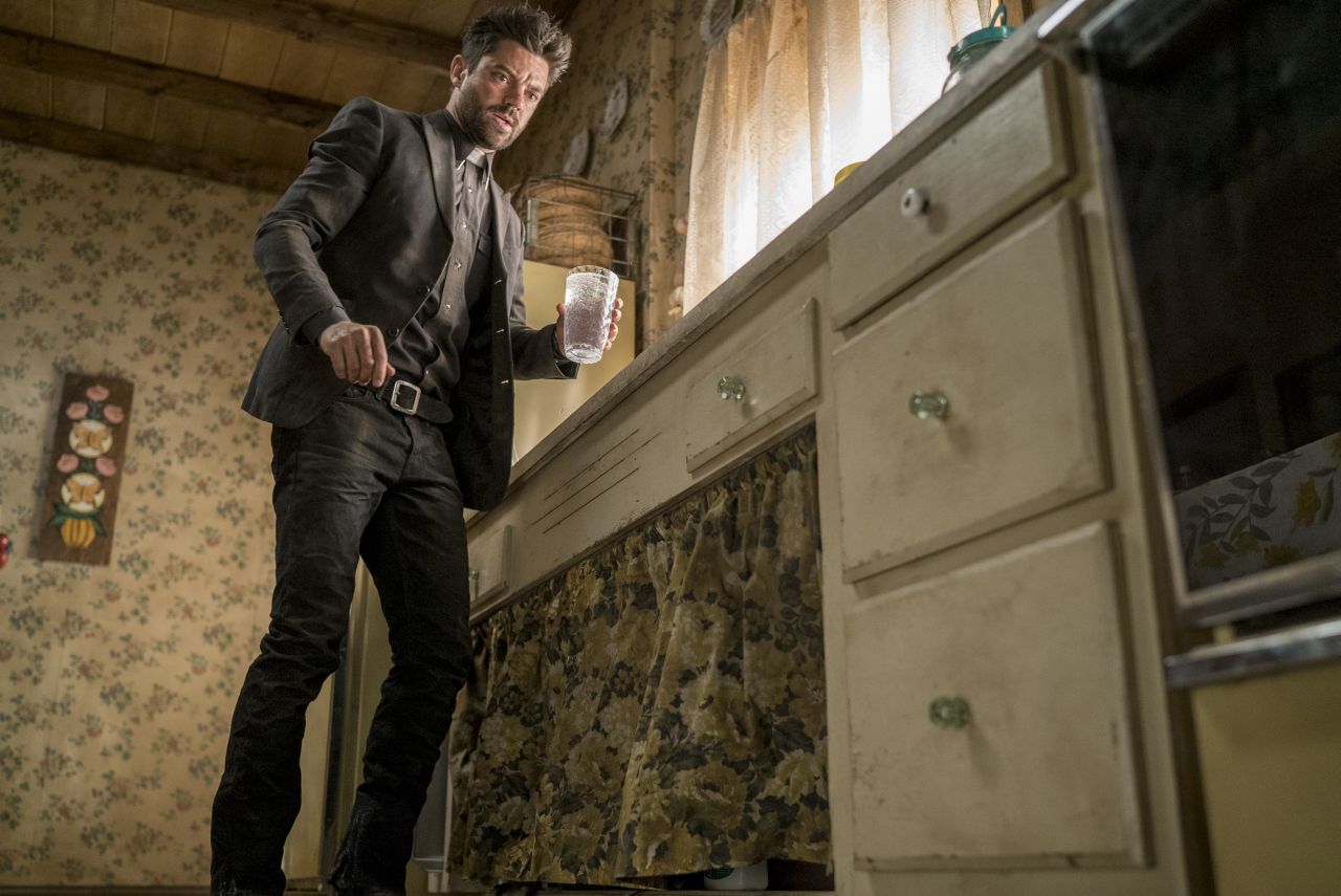 Dominic Cooper as Jesse CusterÂ Â - Preacher _ Season 1, Episode 7 - Photo Credit: Lewis Jacobs/Sony Pictures Television/AMC