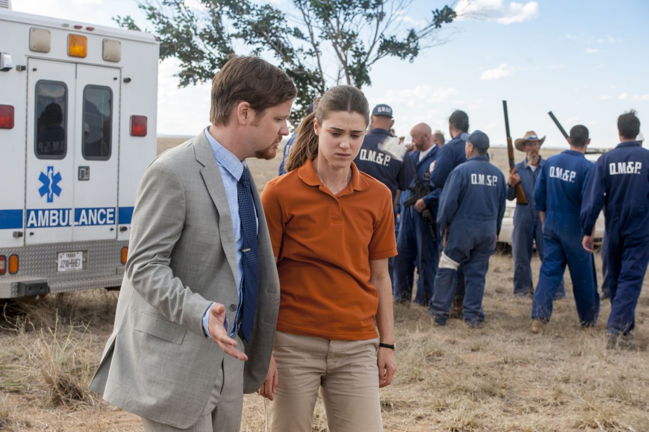 Lucy Griffiths as Emily, Ricky Mabe as Miles PersonÂ - Preacher _ Season 1, Episode 7 - Photo Credit: Lewis Jacobs/Sony Pictures Television/AMC