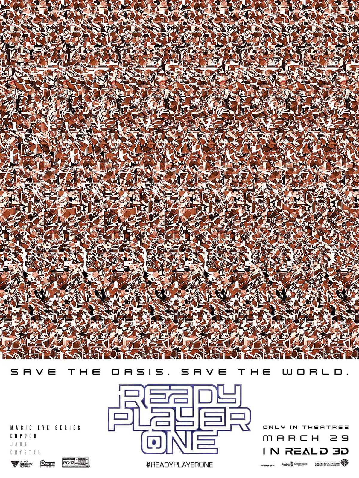 Ready Player One Magic Eye Prints from RealD