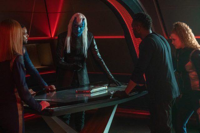 Emily Coutts as Lt. Keyla Detmer, Ronnie Rowe Jr as Lt. Bryce, Noah Averbach-Katz as Ryn, David Ajala as Book and Mary Wiseman as Ensign Silvia Tilly