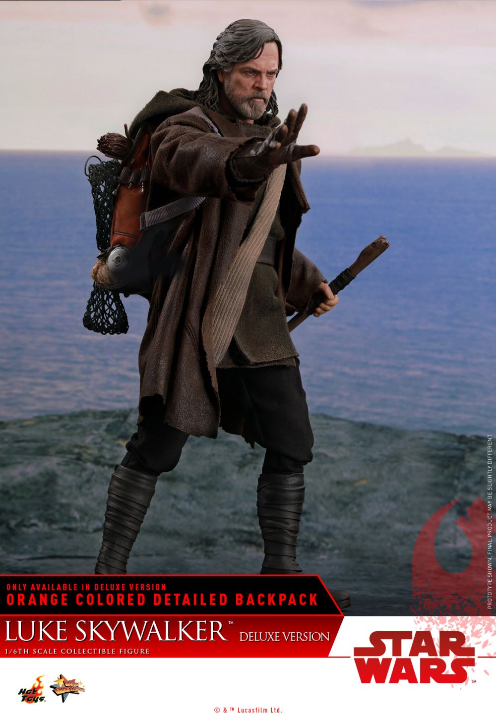 Luke Skywalker The Last Jedi Hot Toy (Deluxe Version)