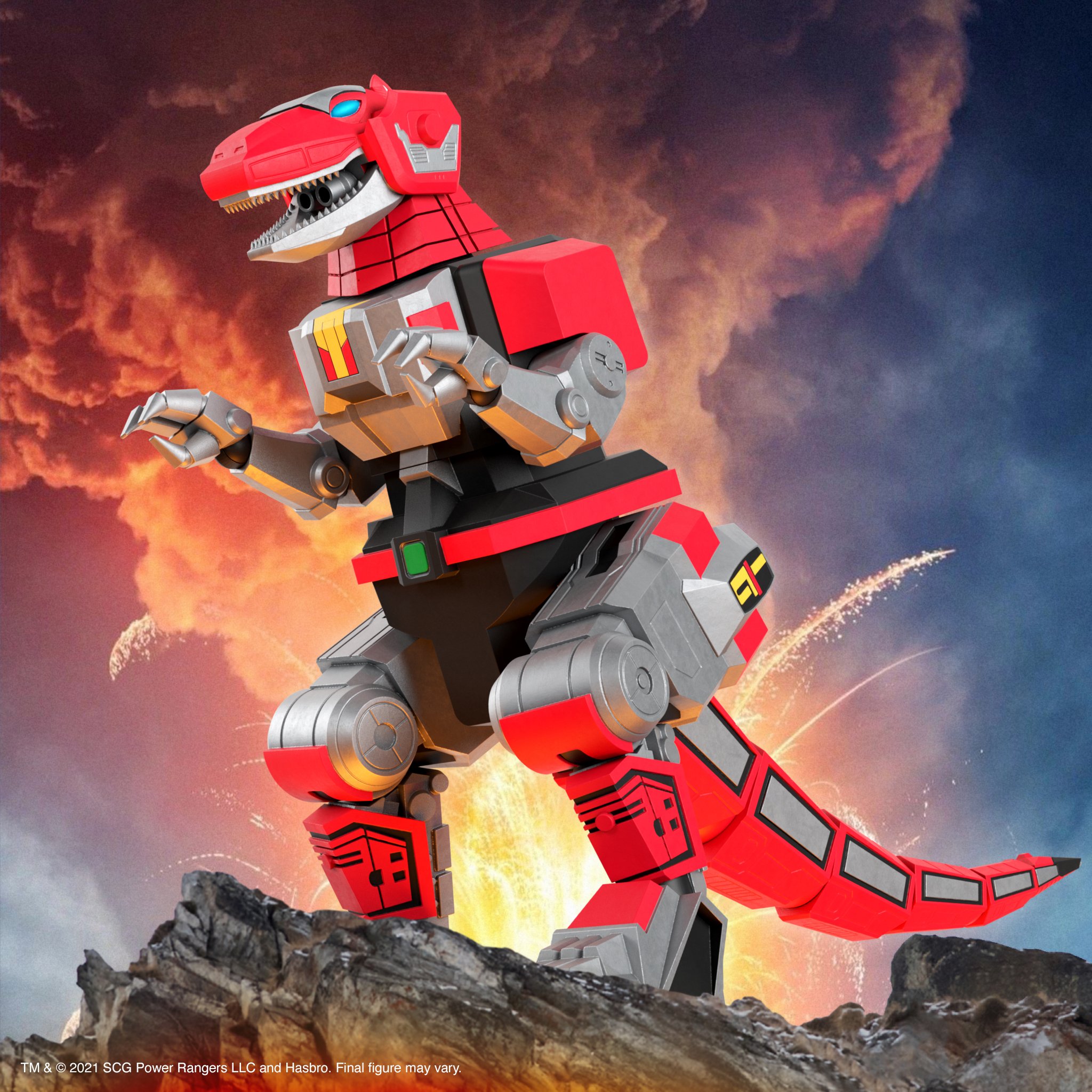 Red Zord action