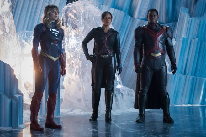 Supergirl, Ms. Martian, and J'onn J'onzz