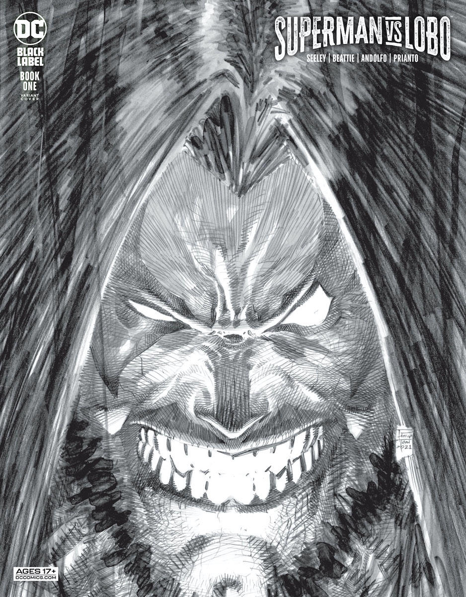 Superman vs. Lobo #1 Variant Cover by Phillip Tan