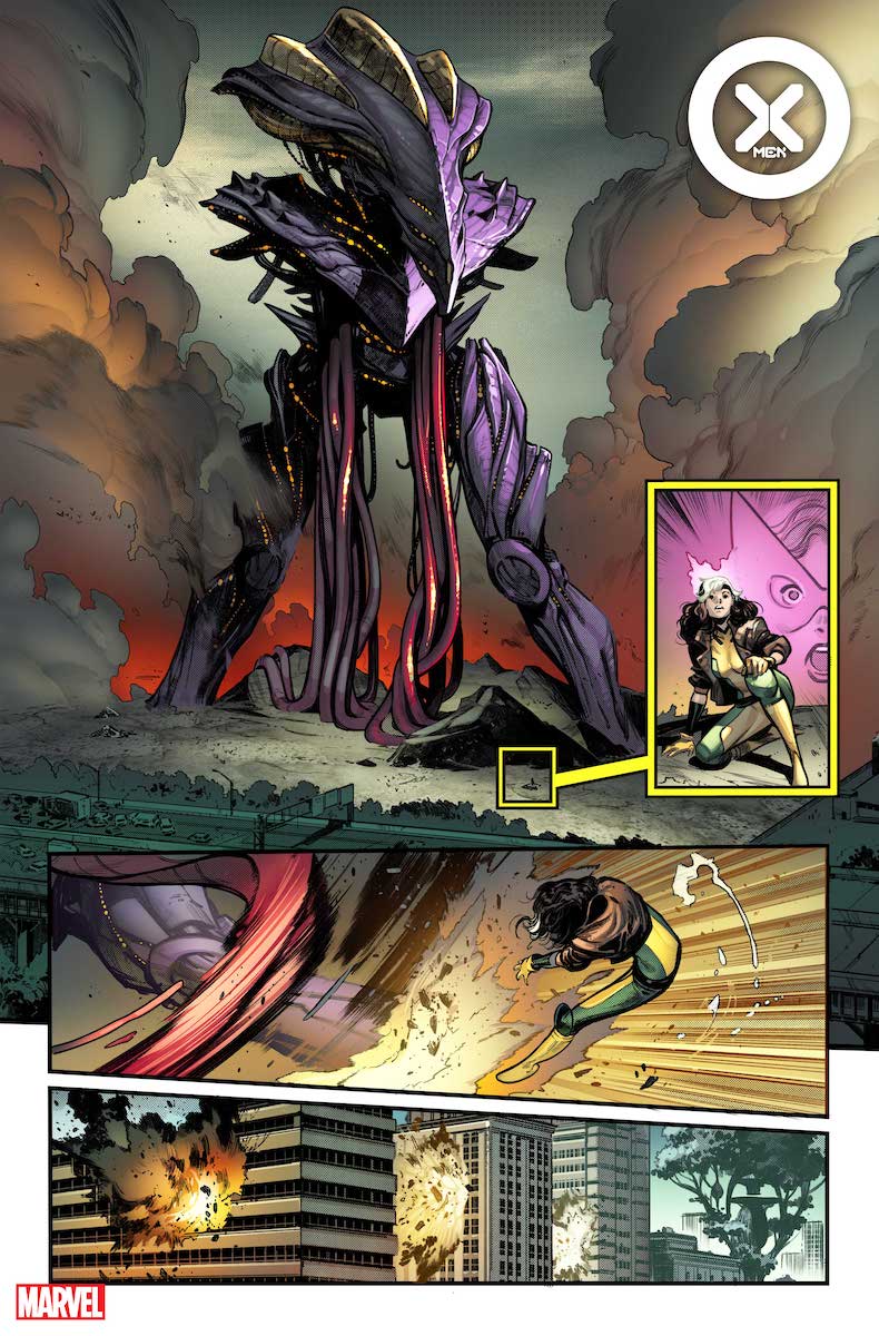 X-Men #1 Page 1 (Art by Pepe Larraz)