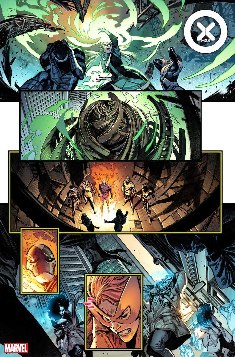 X-Men #1 Page 4 (Art by Pepe Larraz)
