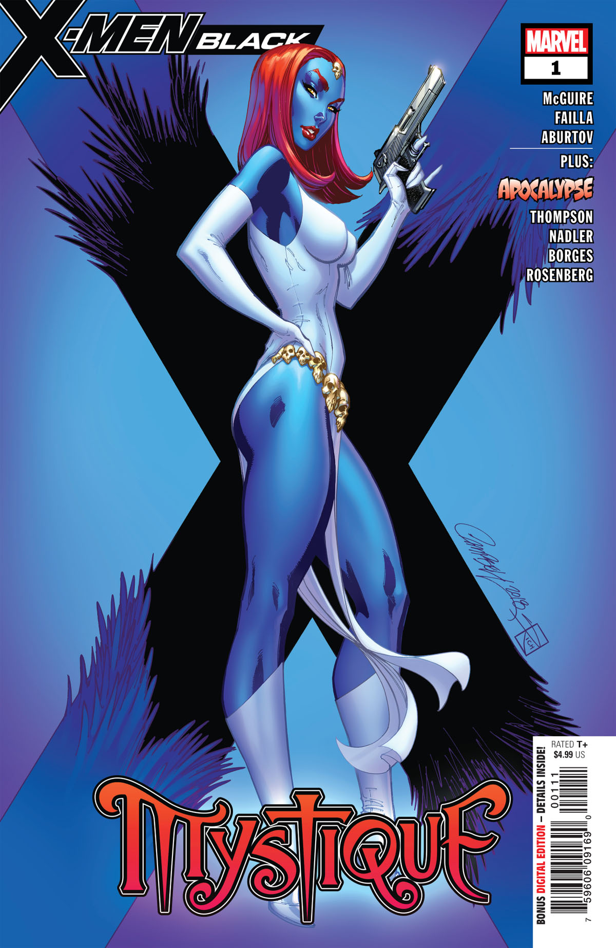 X-Men Black: Mystique #1 cover